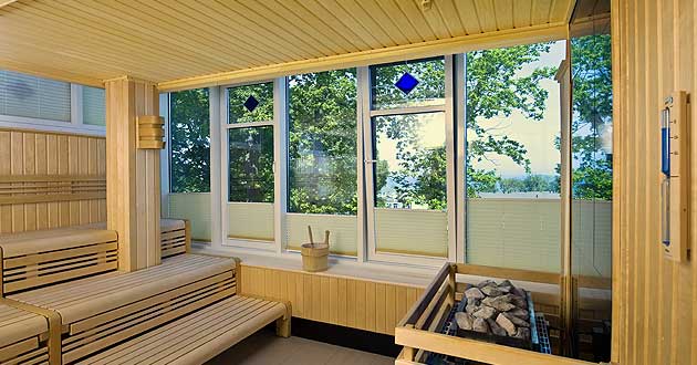 Sauna Urlaub mit Wellness auf Rgen, Ostsee. Wellness-Kurzurlaub in MV im Ostseebad Ghren.