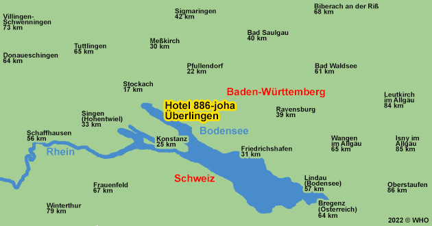 Kurzurlaub mit Wellness am Bodensee in berlingen zwischen Meersburg, Blumeninsel Mainau, Konstanz, Radolfzell, Gemseinsel Reichenau, Friedrichshafen, Singen, Ravensburg, Stein am Rhein, Rheinfall bei Schaffhausen, Lindau und Bregenz 